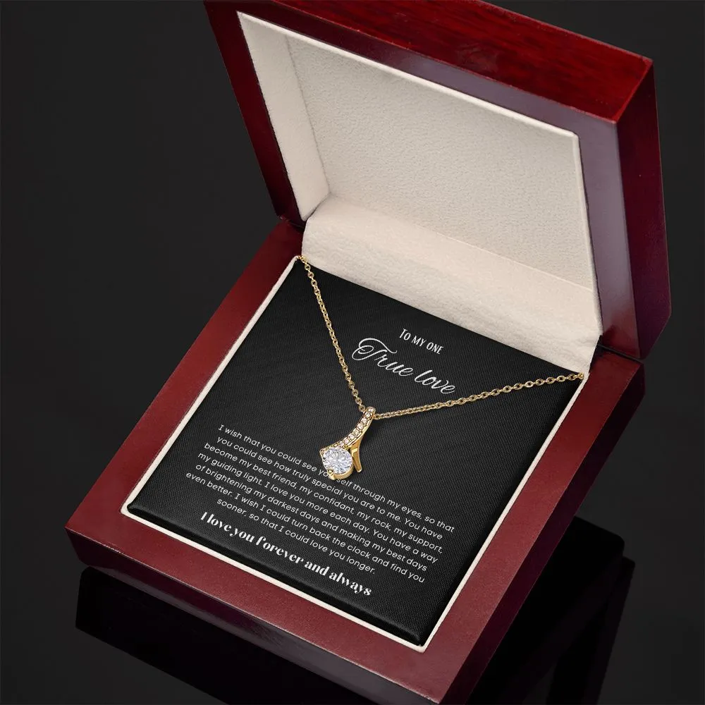 To my soulmate alluring beauty necklace gift for birthdays and special occasion