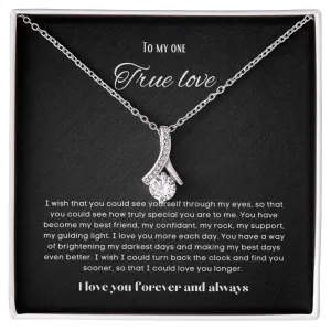To my soulmate alluring beauty necklace gift for birthdays and special occasion