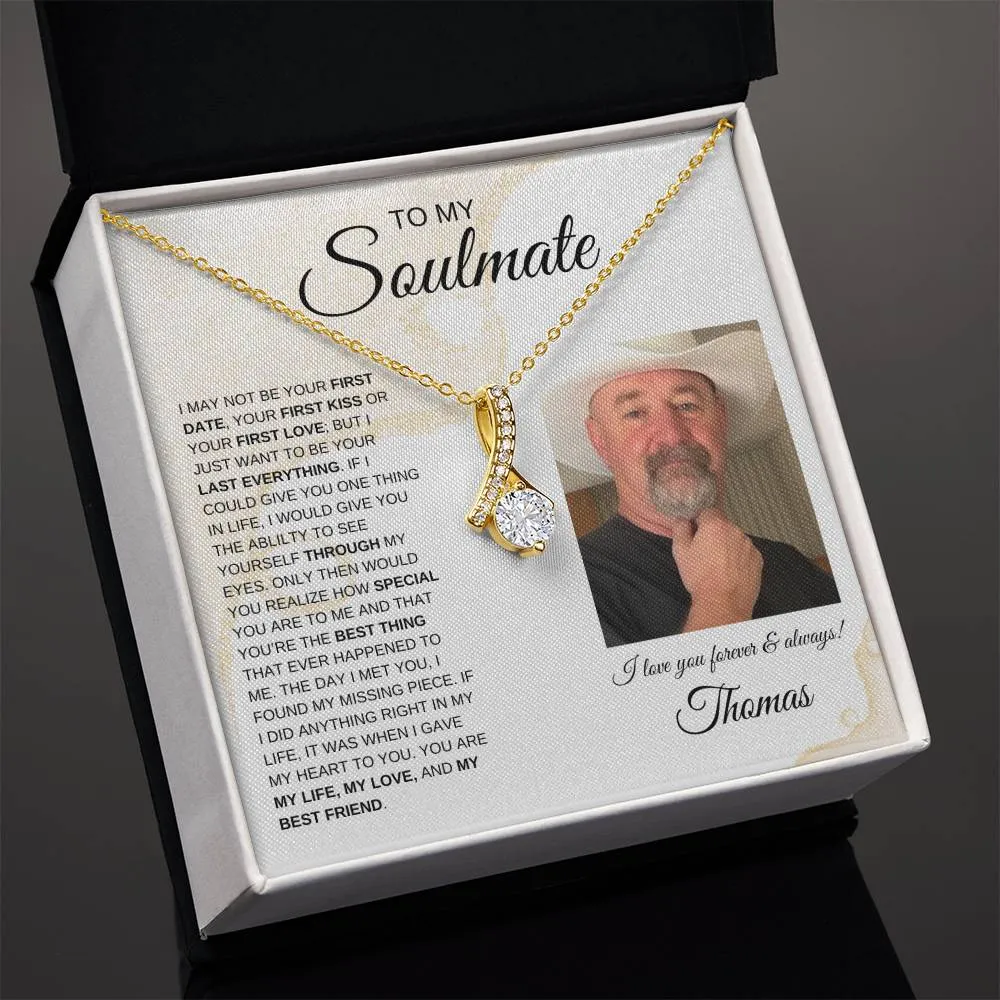 To My Soulmate | Alluring Beauty Necklace | Personalize | Sands