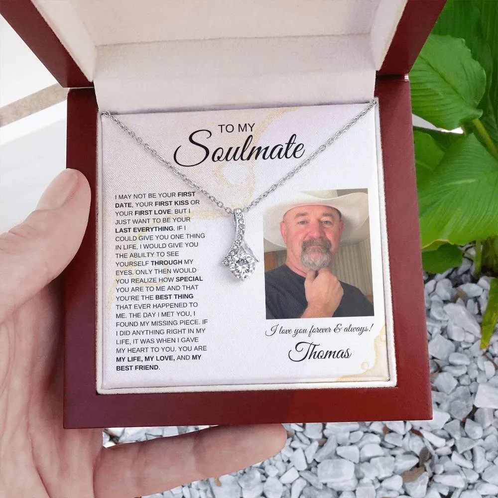 To My Soulmate | Alluring Beauty Necklace | Personalize | Sands