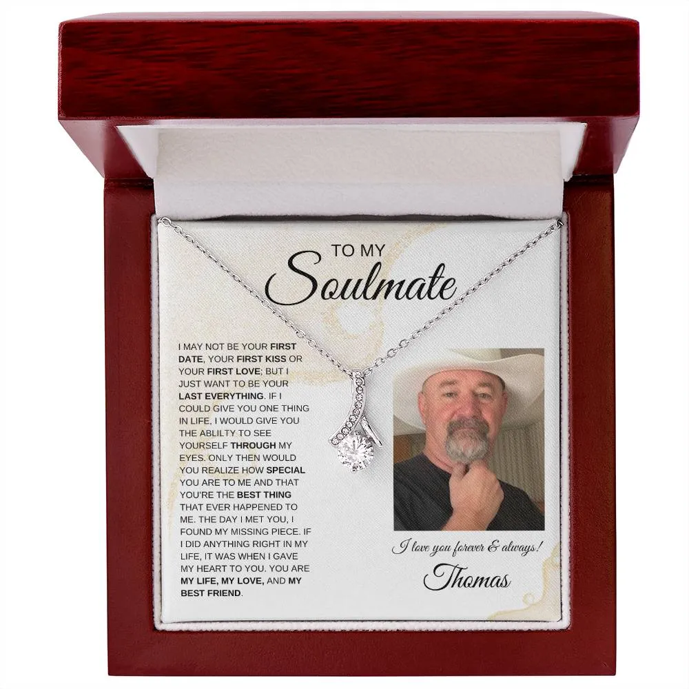 To My Soulmate | Alluring Beauty Necklace | Personalize | Sands