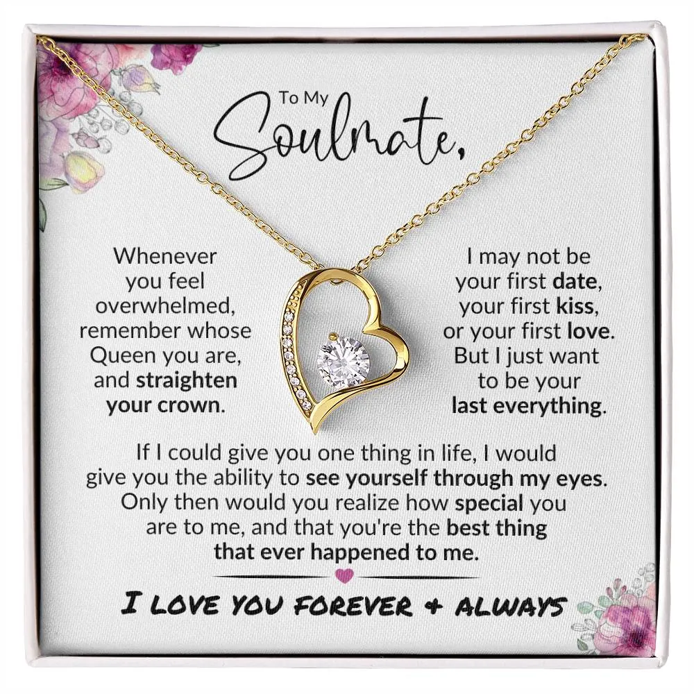 To My Soulmate | Best Thing | Forever Love Necklace