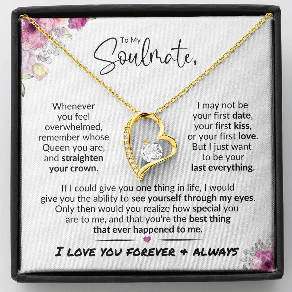 To My Soulmate | Best Thing | Forever Love Necklace