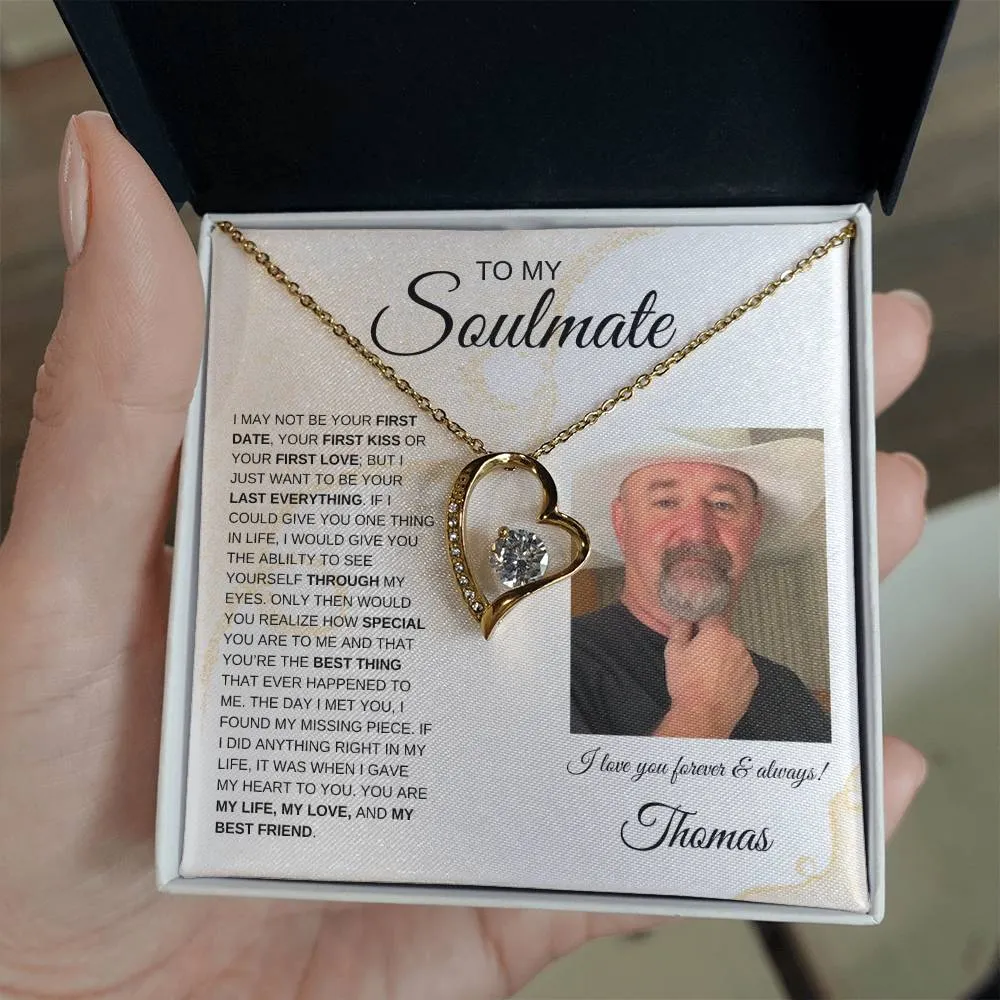 To My Soulmate | Forever Love Necklace - Personalized | Sands