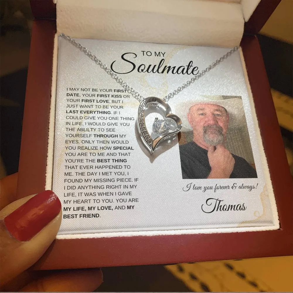 To My Soulmate | Forever Love Necklace - Personalized | Sands