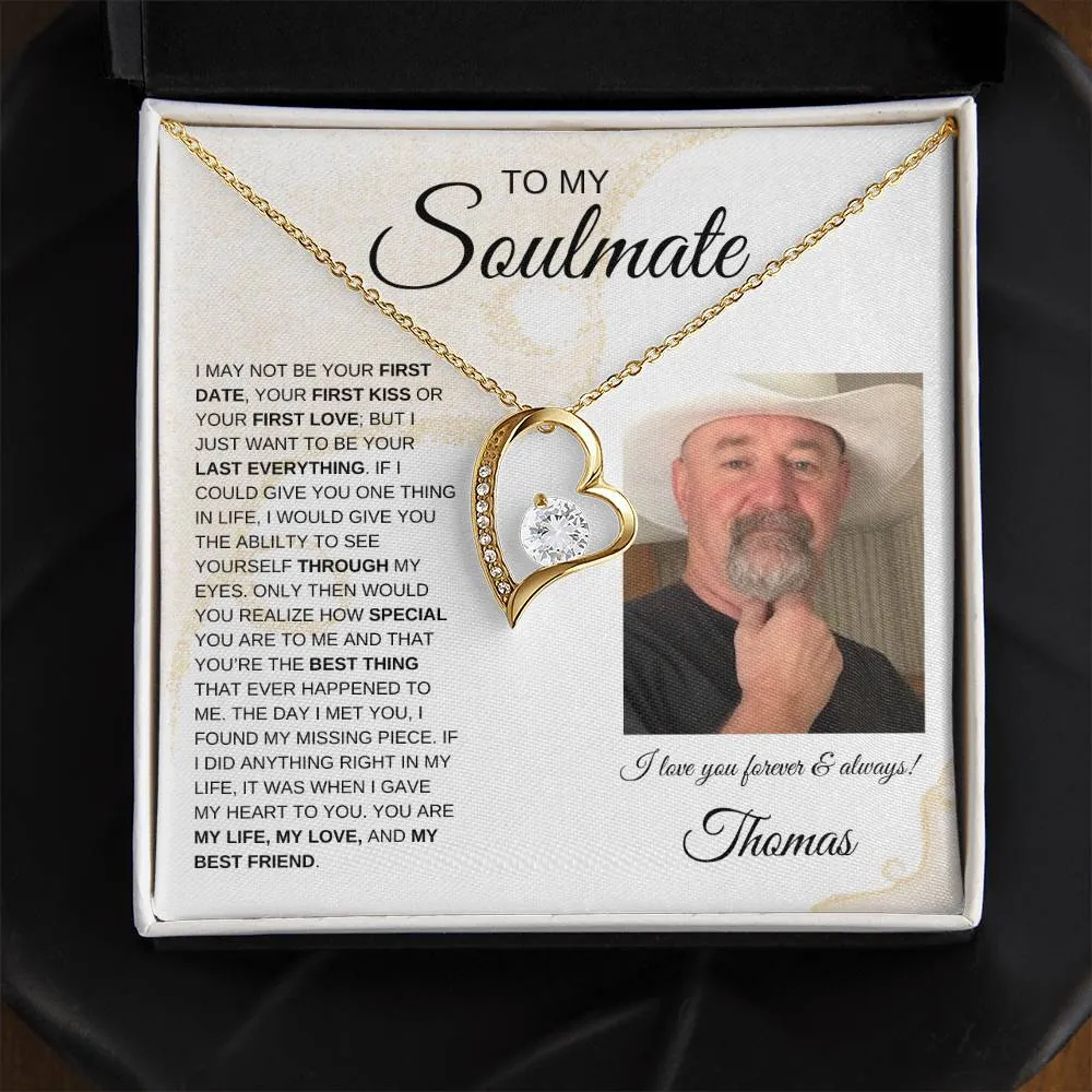 To My Soulmate | Forever Love Necklace - Personalized | Sands