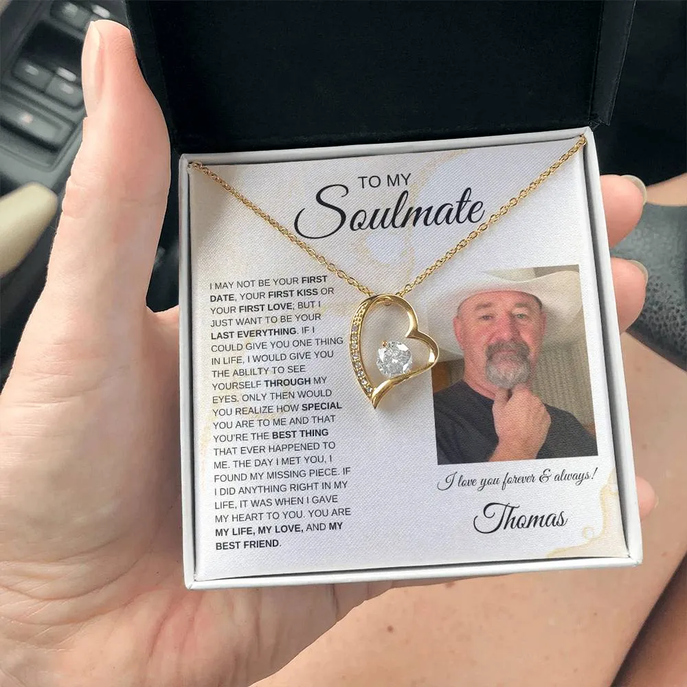 To My Soulmate | Forever Love Necklace - Personalized | Sands