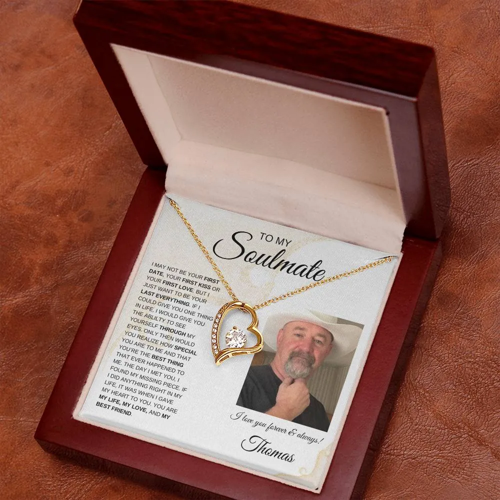 To My Soulmate | Forever Love Necklace - Personalized | Sands