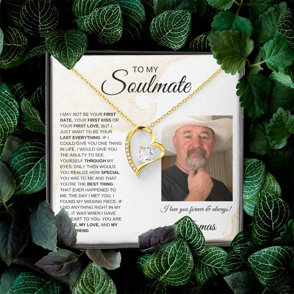 To My Soulmate | Forever Love Necklace - Personalized | Sands