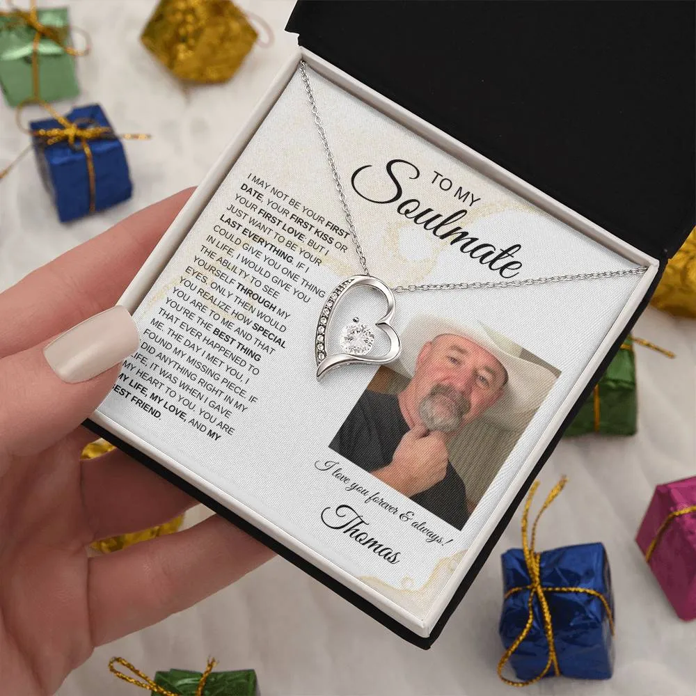 To My Soulmate | Forever Love Necklace - Personalized | Sands