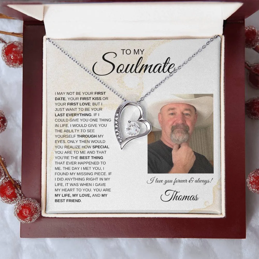 To My Soulmate | Forever Love Necklace - Personalized | Sands