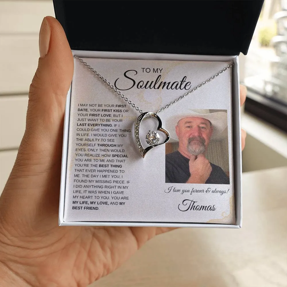 To My Soulmate | Forever Love Necklace - Personalized | Sands