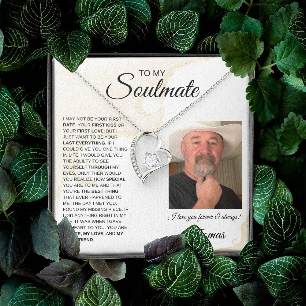 To My Soulmate | Forever Love Necklace - Personalized | Sands