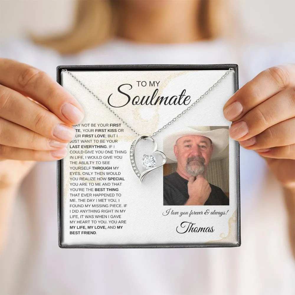 To My Soulmate | Forever Love Necklace - Personalized | Sands