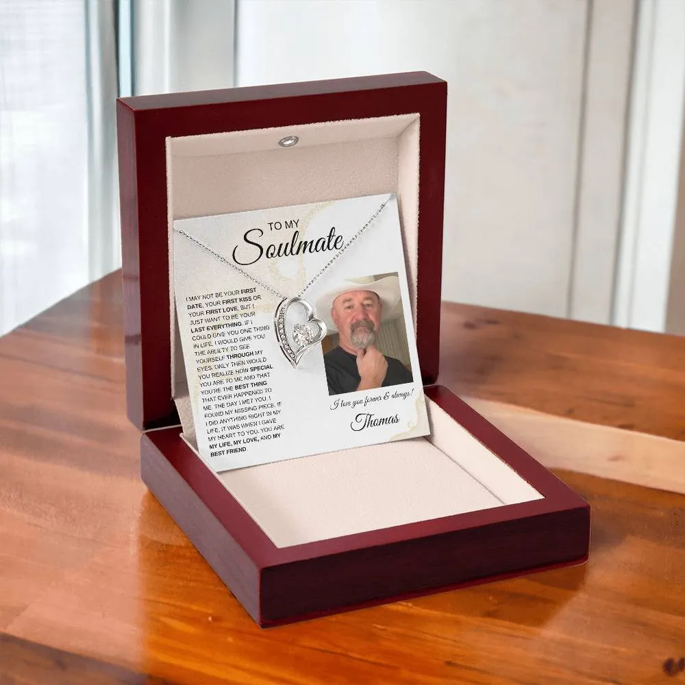 To My Soulmate | Forever Love Necklace - Personalized | Sands