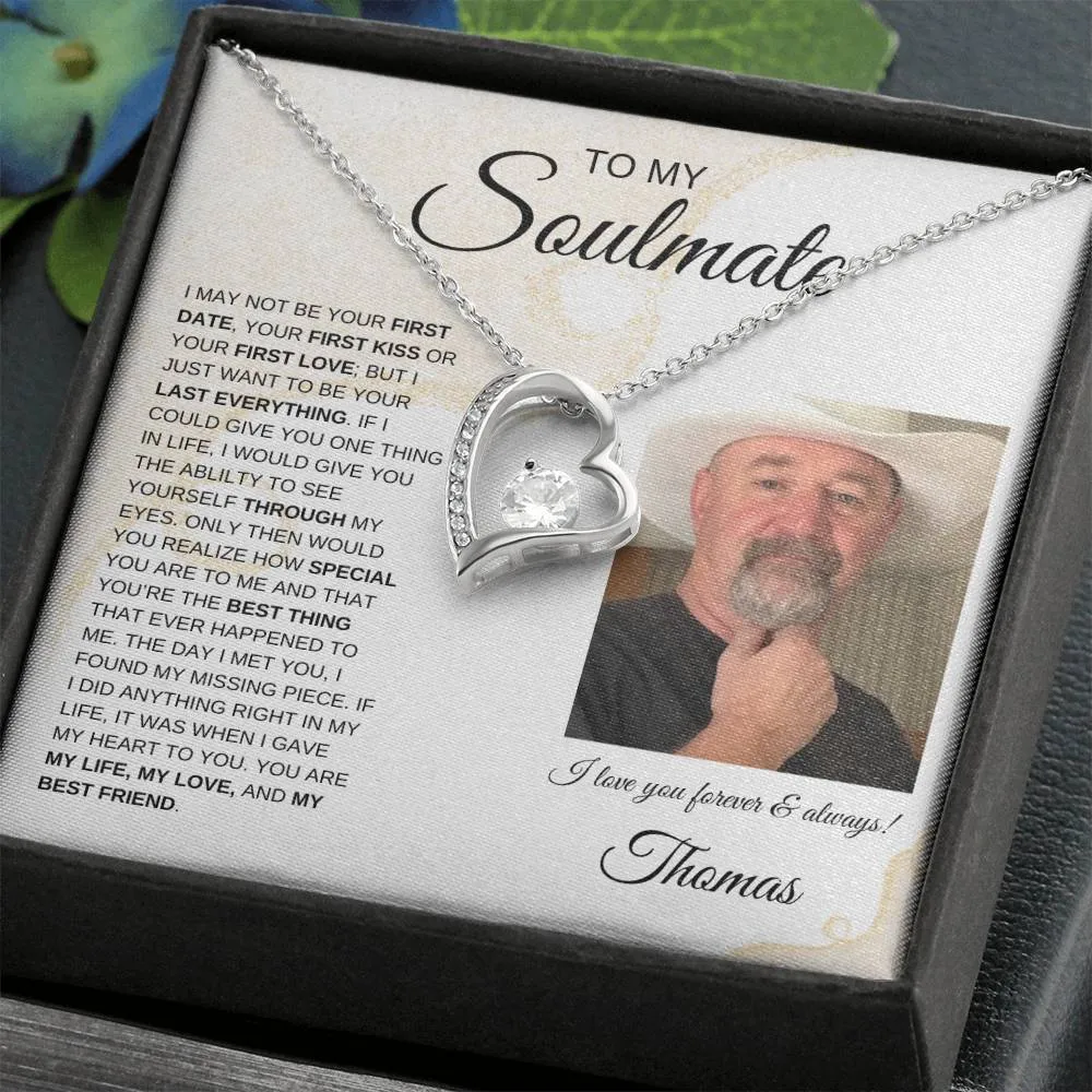To My Soulmate | Forever Love Necklace - Personalized | Sands