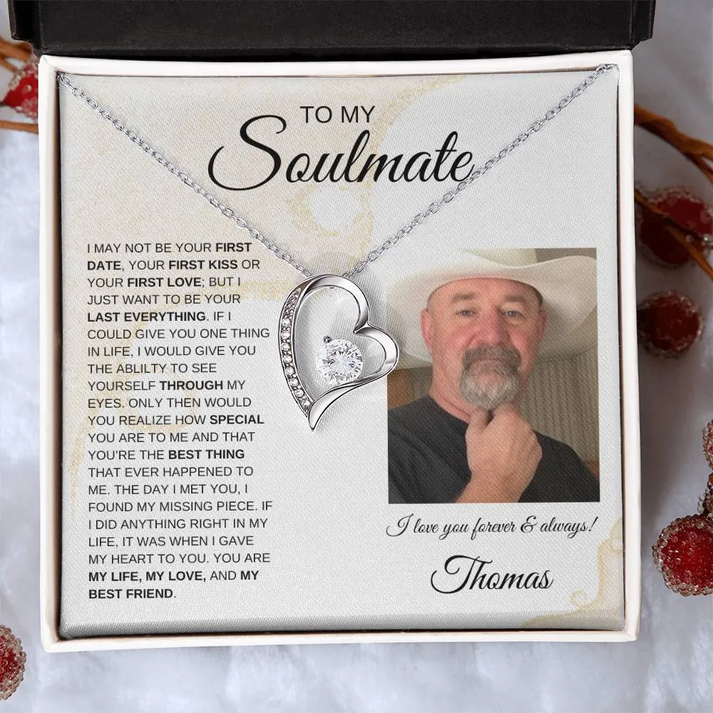 To My Soulmate | Forever Love Necklace - Personalized | Sands