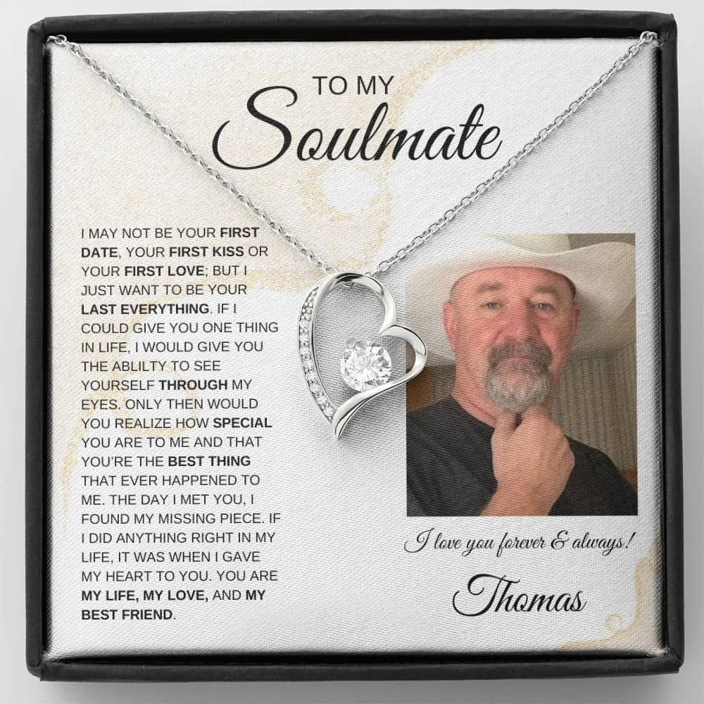To My Soulmate | Forever Love Necklace - Personalized | Sands