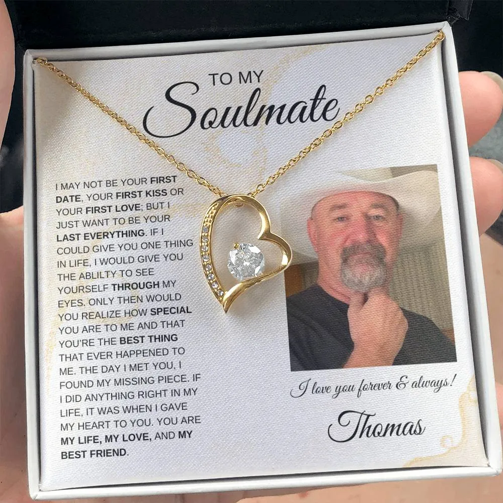 To My Soulmate | Forever Love Necklace - Personalized | Sands