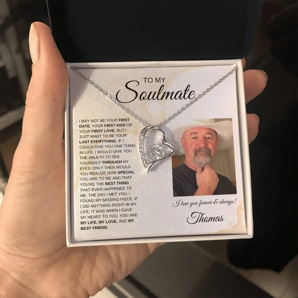 To My Soulmate | Forever Love Necklace - Personalized | Sands