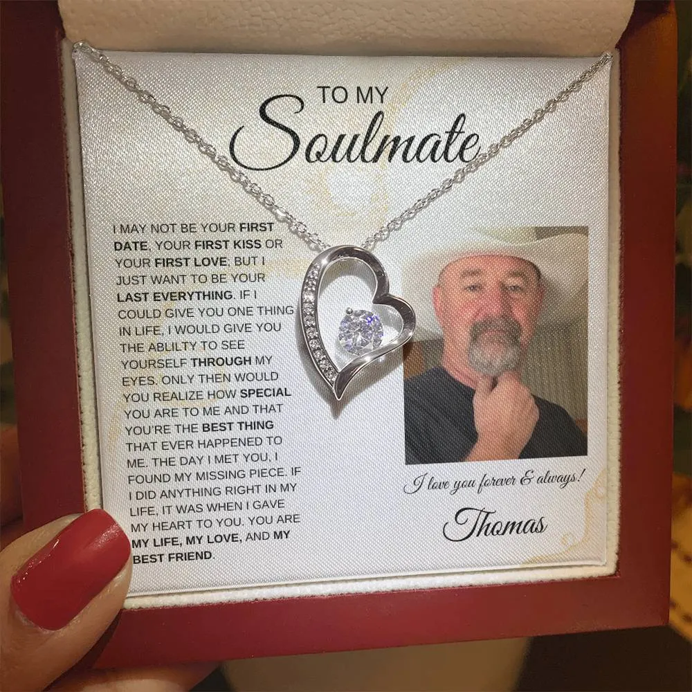 To My Soulmate | Forever Love Necklace - Personalized | Sands