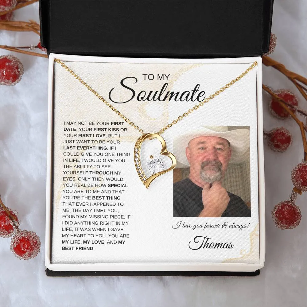 To My Soulmate | Forever Love Necklace - Personalized | Sands