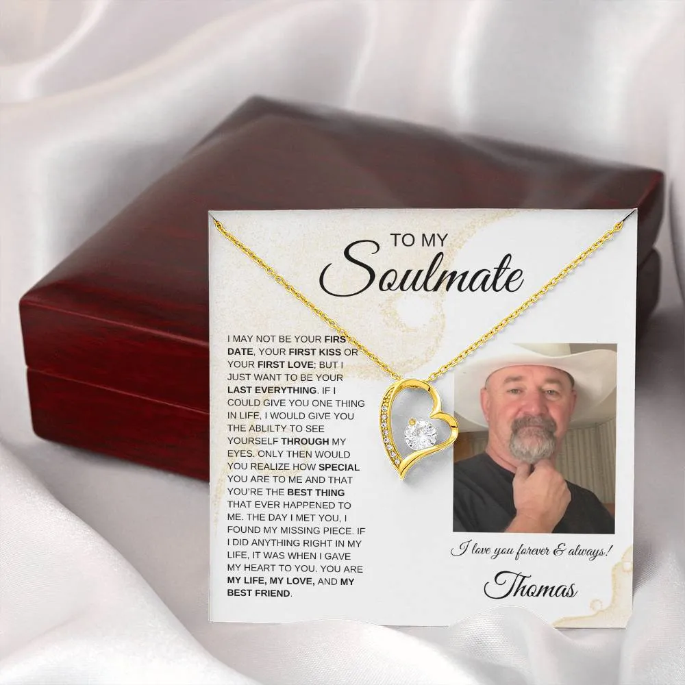 To My Soulmate | Forever Love Necklace - Personalized | Sands