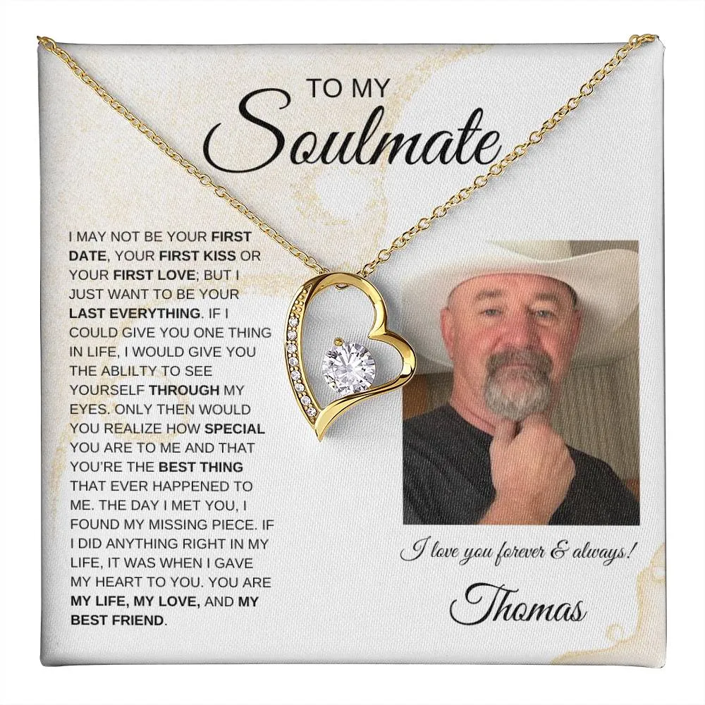To My Soulmate | Forever Love Necklace - Personalized | Sands