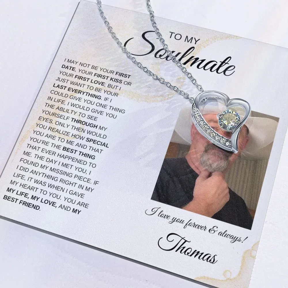 To My Soulmate | Forever Love Necklace - Personalized | Sands