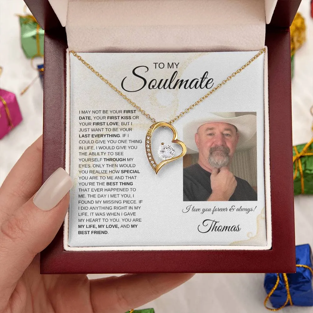 To My Soulmate | Forever Love Necklace - Personalized | Sands
