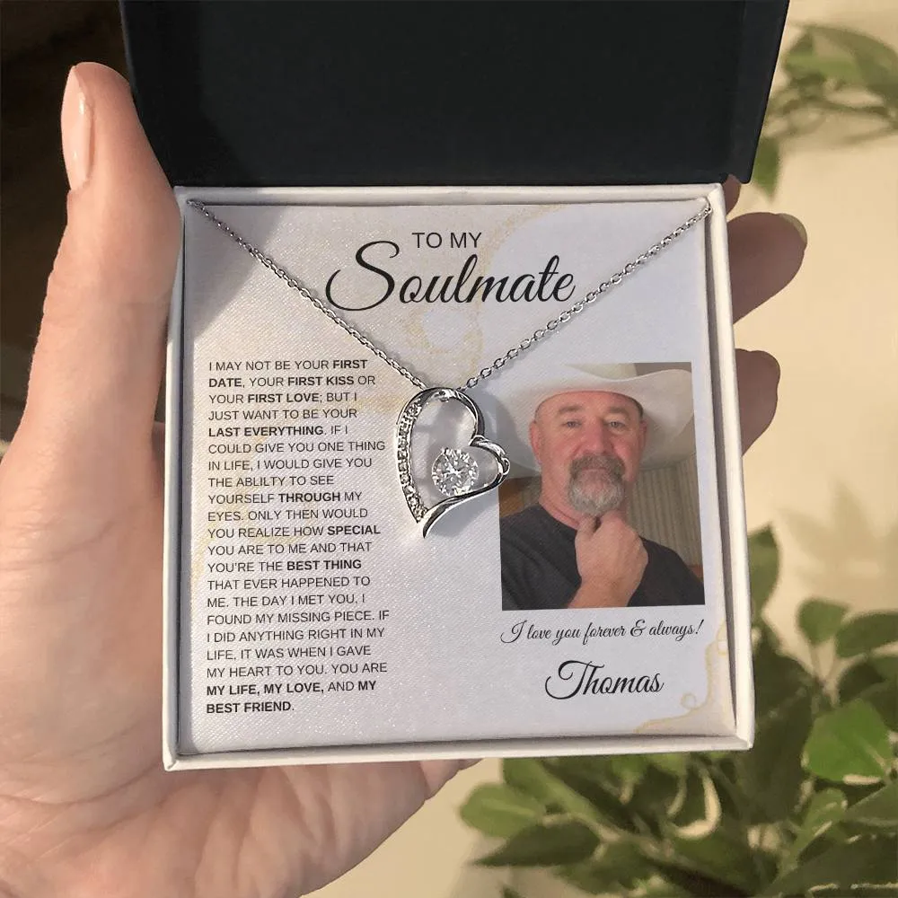 To My Soulmate | Forever Love Necklace - Personalized | Sands
