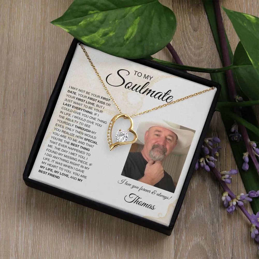 To My Soulmate | Forever Love Necklace - Personalized | Sands