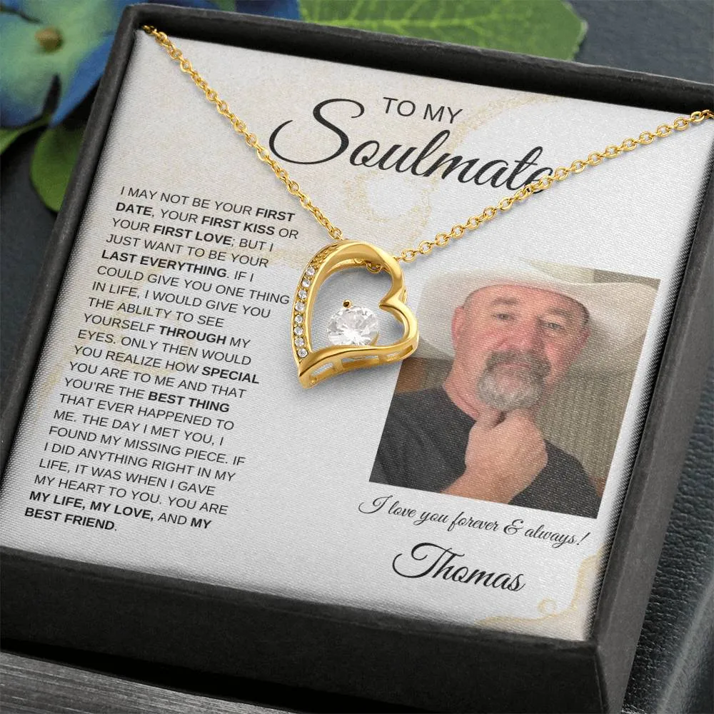 To My Soulmate | Forever Love Necklace - Personalized | Sands