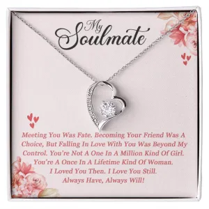 To My Soulmate -  Forever Love Necklace - SM102