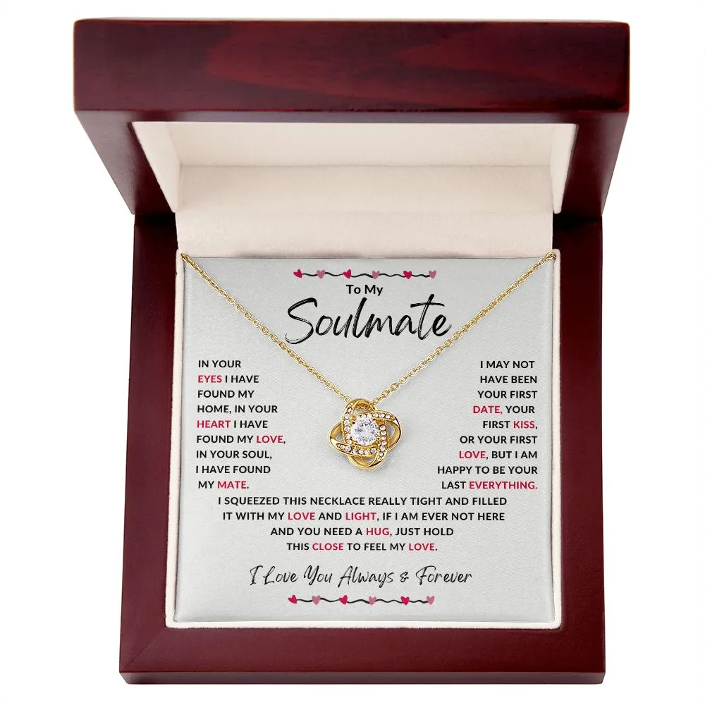 To My Soulmate Gift for Girlfriend, Wife, Fiancé, Valentines or Anniversary