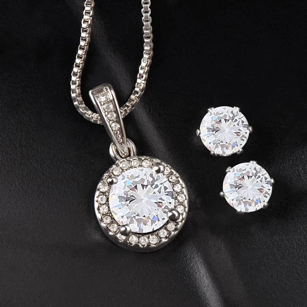To my soulmate hop necklace and earrings set for anniversary or Valentine's day