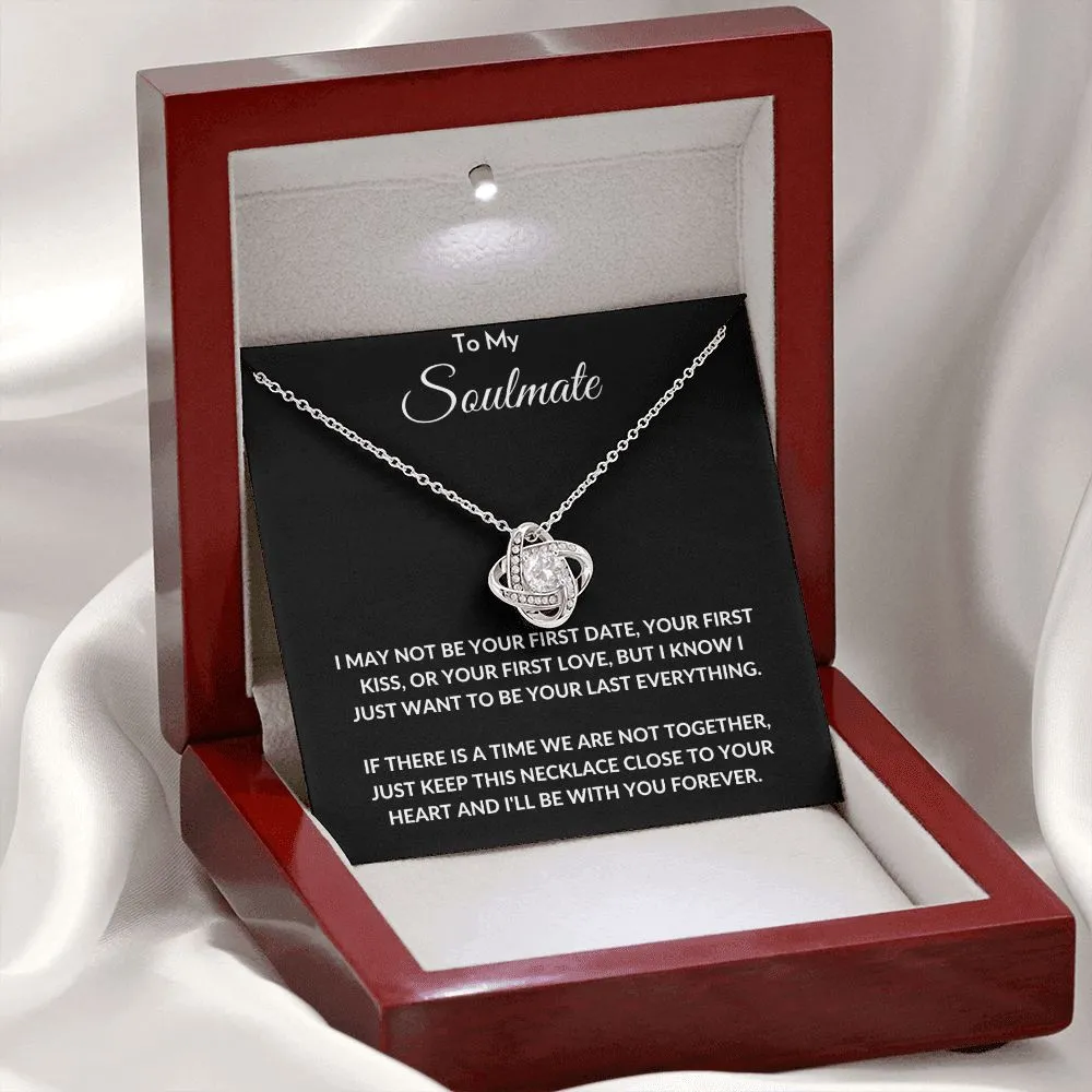 To My Soulmate - Love Knot Necklace
