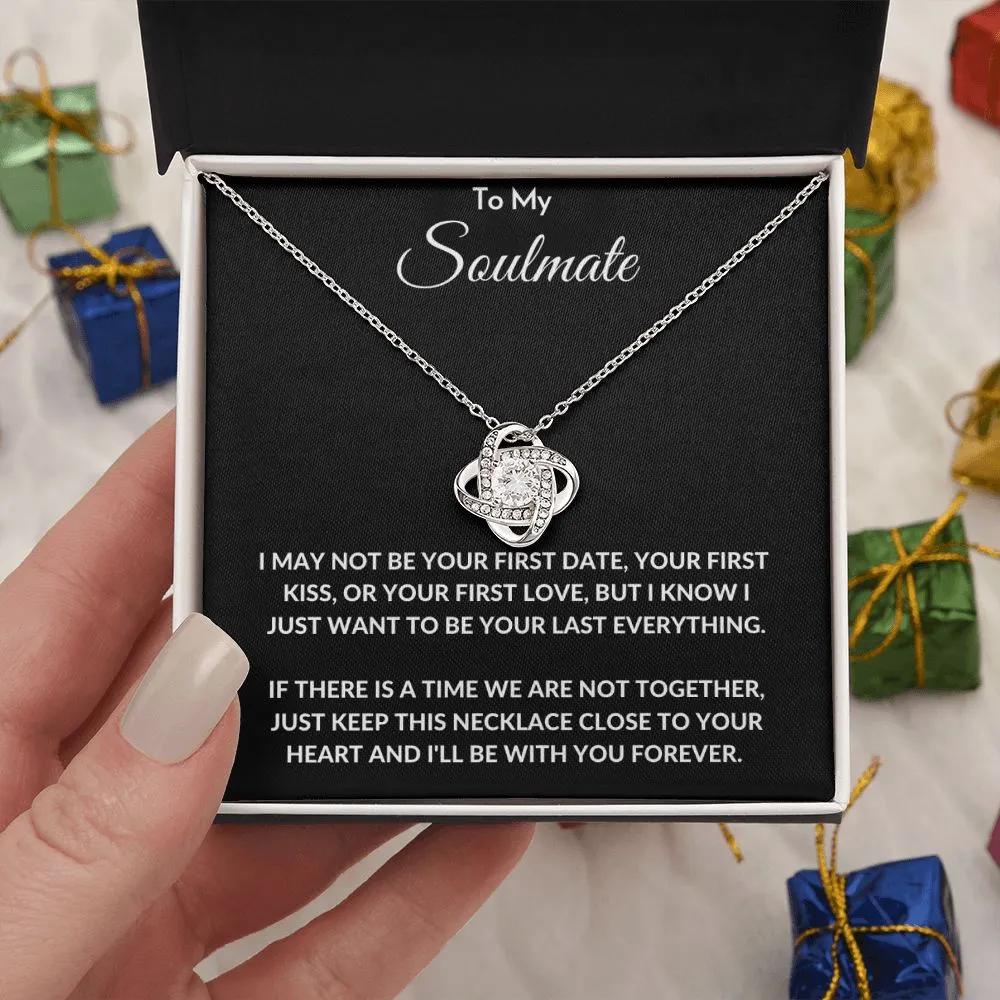 To My Soulmate - Love Knot Necklace