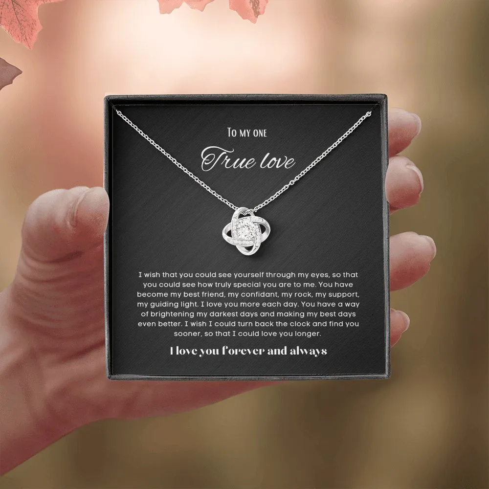 To my soulmate necklace gift for anniversary or Valentine's ay