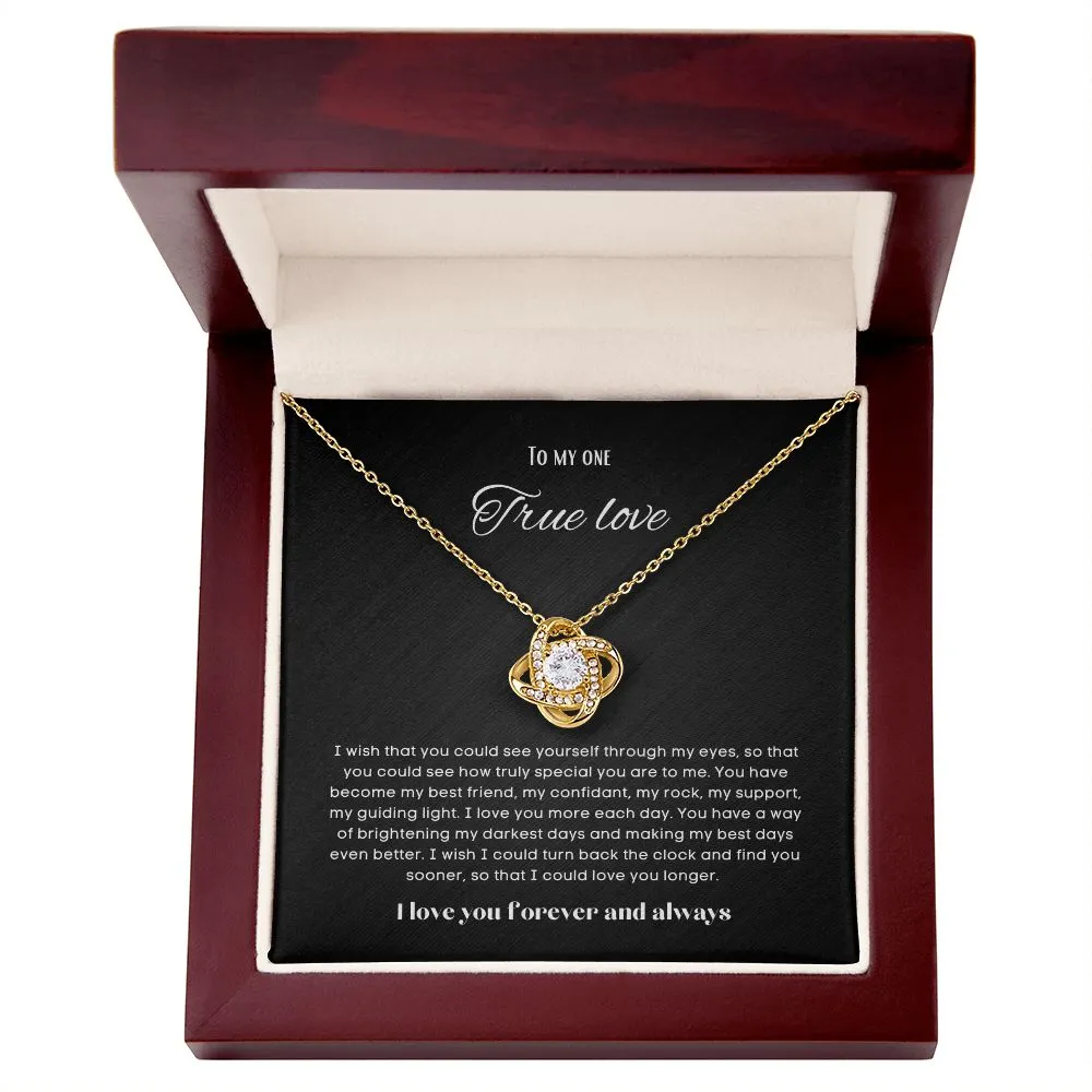 To my soulmate necklace gift for anniversary or Valentine's ay