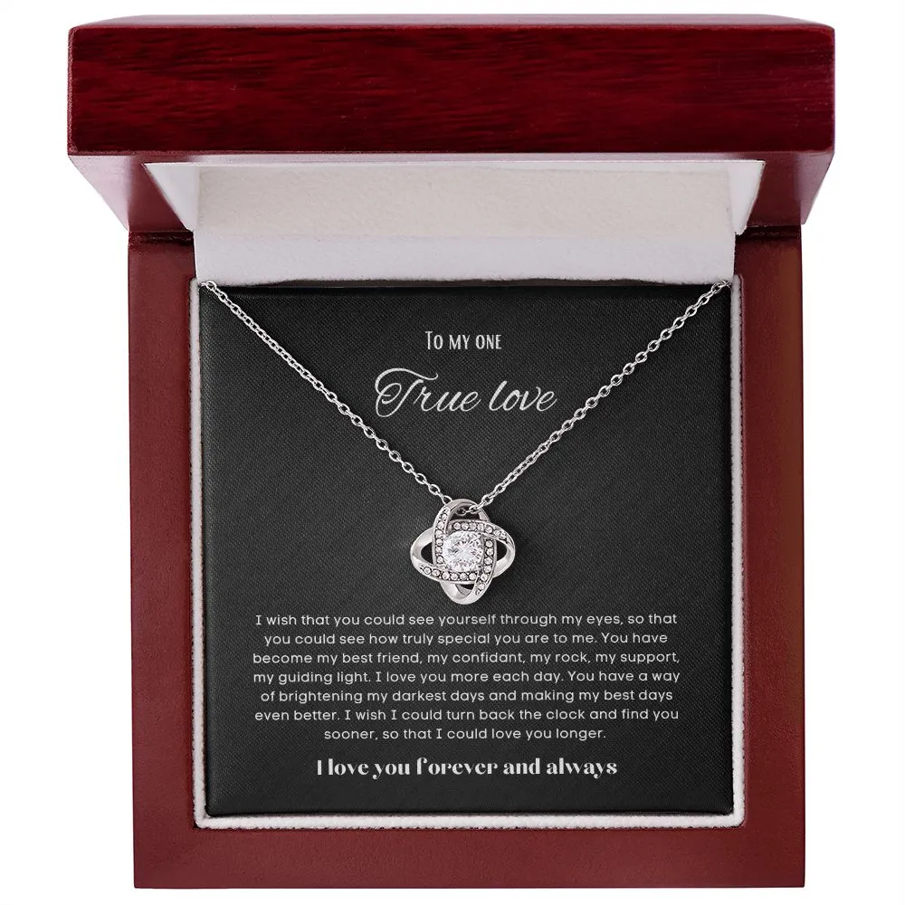 To my soulmate necklace gift for anniversary or Valentine's ay