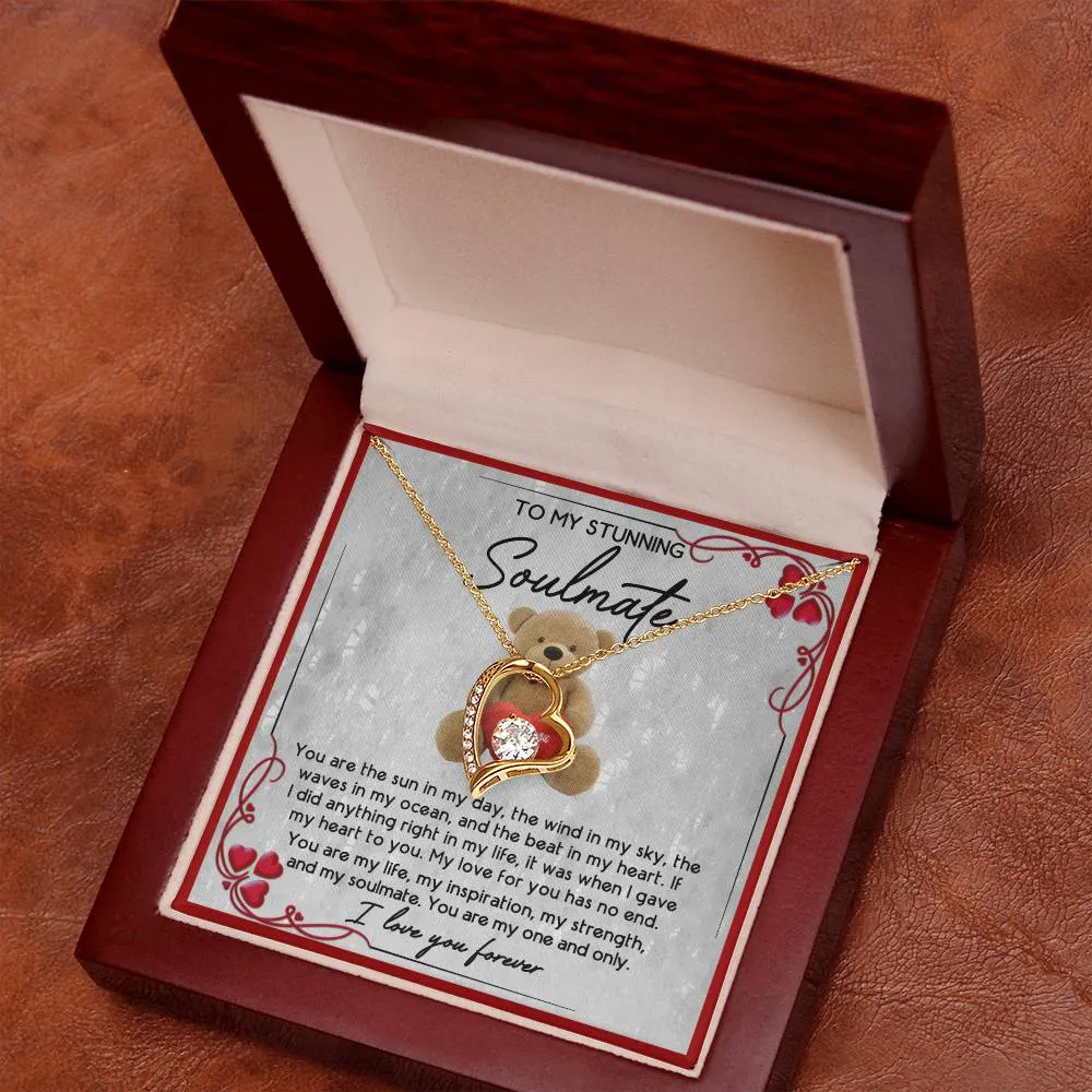 To My Stunning Soulmate I Love You Forever | Forever Love Necklace