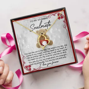 To My Stunning Soulmate I Love You Forever | Forever Love Necklace
