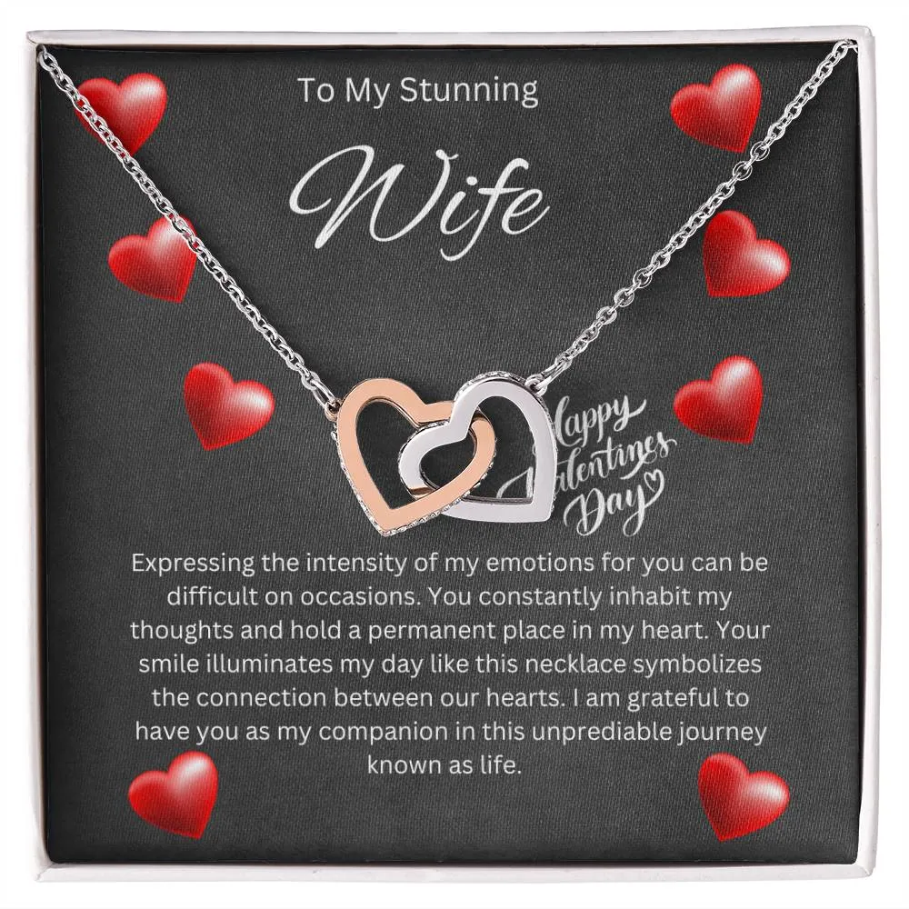 To My Stunning Wife Happy Valentine's Day