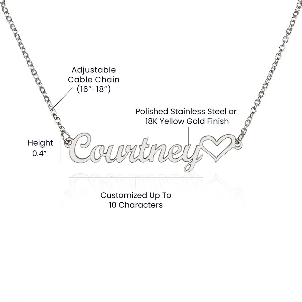 To My Wife Necklace, Anniversary Gift For Wife, Wife Birthday Gift, Wife Necklace, Christmas Gifts, Valentine's Day Gift, Personalized Gifts