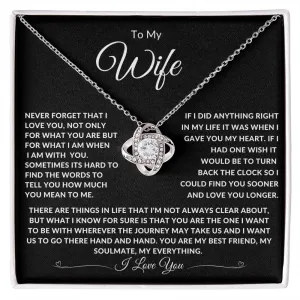 To My Wife There Are Things In Life That I'm Not Always Clear About