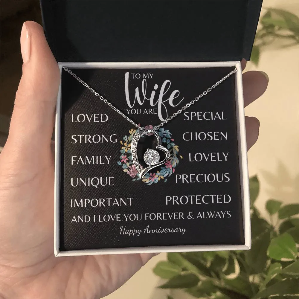 To my Wife, You Are Everything - Forever Love Necklace Gift