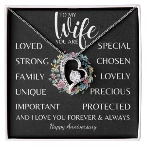 To my Wife, You Are Everything - Forever Love Necklace Gift