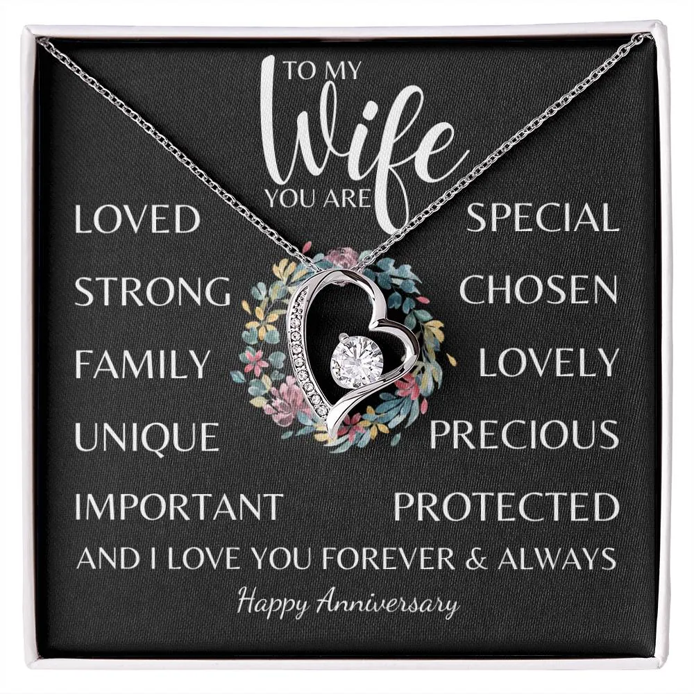 To my Wife, You Are Everything - Forever Love Necklace Gift