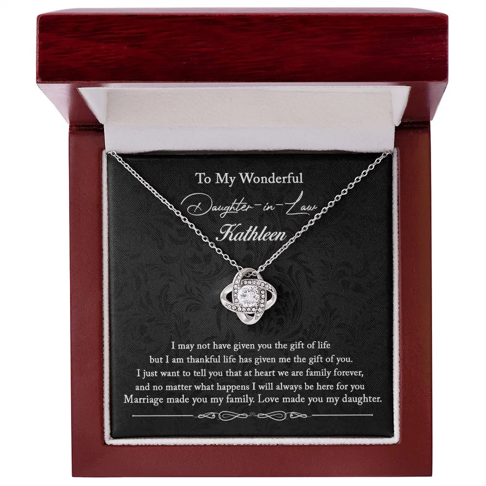 To My Wonderful Daughter In Law Gift, Gift for Daughter In Law, Daughter In Law Wedding Gift, Birthday Gift, Christmas Gifts